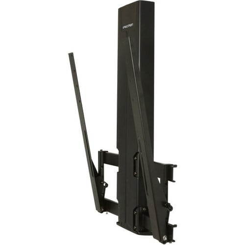 Ergotron Wall Mount for Flat Panel Display - Black - Height Adjustable - 30" to 55" Screen Support - 40 lb Load Capacity -