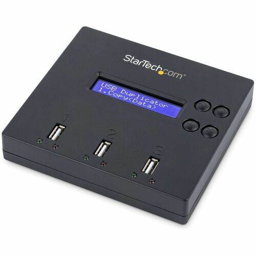 StarTech.com Standalone 1 to 2 USB Thumb Drive Duplicator/Eraser, USB Flash Drive Copier/Cloner, Sector-by-Sector Copy, Sa