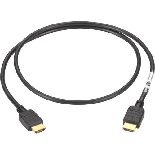Black Box HDMI to HDMI Cable, M/M, PVC, 2-m (6.5-ft.) - 6.56 ft HDMI A/V Cable for Audio/Video Device, TV, Satellite Recei