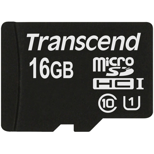 Transcend 16 GB UHS-I microSDHC - UHS-I - 1 Card