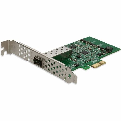 AddOn 100Mbs Single Open SFP Port PCIe 2.0 x1 Network Interface Card - PCI Express 2.0 x1 - 800 Mbit/s Data Transfer Rate 