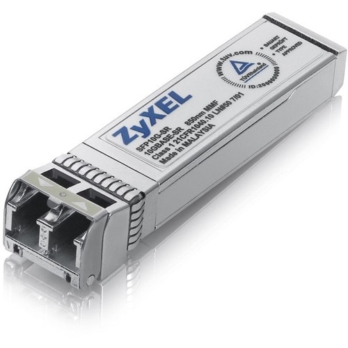 ZYXEL SFP+ Module - For Data Networking, Optical Network - 1 x LC 10GBase-SR Network - Optical Fiber - Multi-mode - 10 Gig