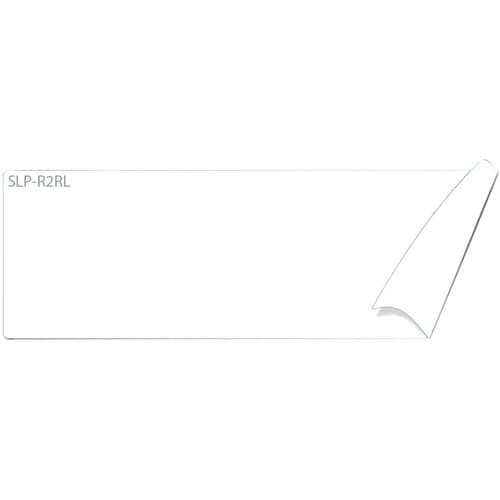 Seiko SLP-2RL Address Label - 28 mm Width x 89 mm Length - Permanent Adhesive - Rectangle - Direct Thermal - White - Paper