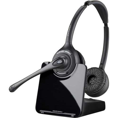 Plantronics CS520XD Series Wireless Headset System - Stereo - Wireless - 350 ft - Over-the-head - Binaural - Supra-aural -
