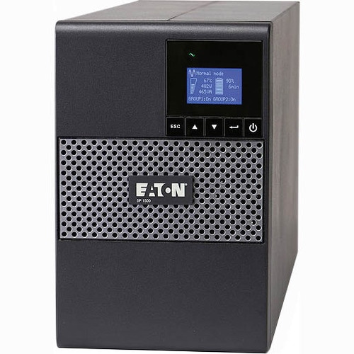 EATON SAI  Interactivo sinusoidal 5P 650i torre -650VA/420W - 4 tomas IEC. USB+ RS232. Tarjeta opcional. Pantalla LCD. Lec