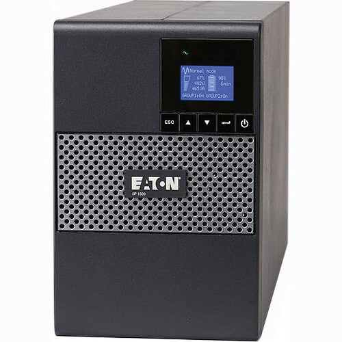 EATON SAI Interactivo sinusoidal 5P 850i torre -850VA/600W - 6 tomas IEC gestionables en 2 grupos. USB+ RS232. Tarjeta opc