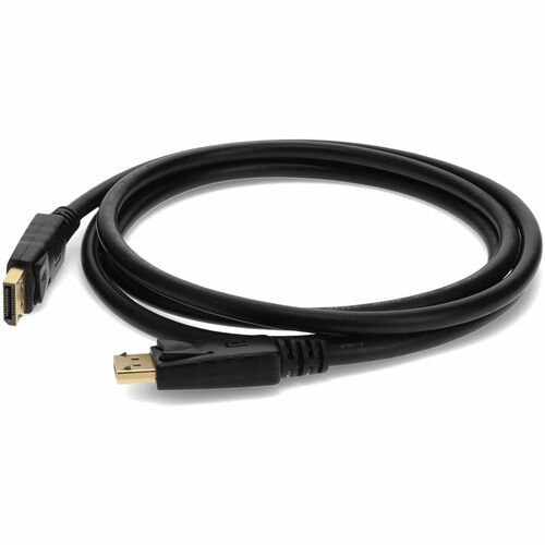 10ft DisplayPort 1.2 Male to DisplayPort 1.2 Male Black Cable For Resolution Up to 3840x2160 (4K UHD) - 100% compatible an