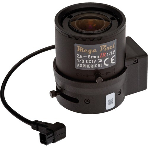 AXIS - 2.80 mm to 8 mmf/1.2 - Varifocal Lens for CS Mount - Designed for Surveillance Camera - 2.8x Optical Zoom