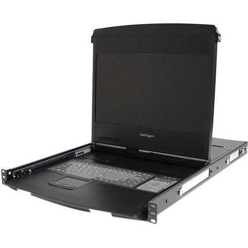 StarTech.com 1U 17" HD 1080p Dual Rail Rackmount Widescreen LCD Console - Monitor or control server equipment from a centr