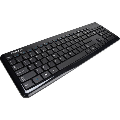 Targus Slim Internet Media USB Keyboard - Cable Connectivity - USB Interface Play/Pause, Previous Track, Next Track, Stop,
