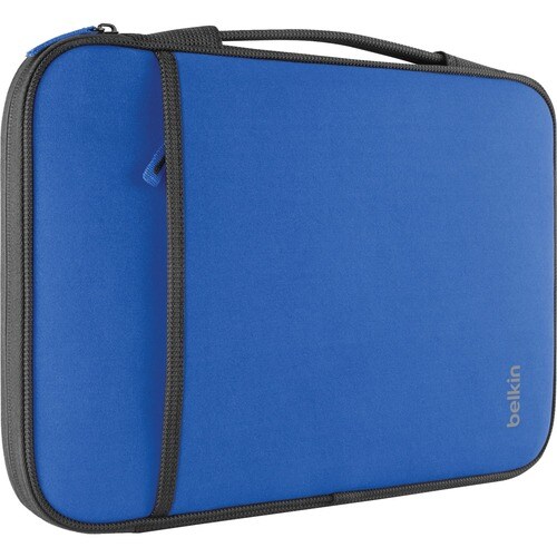 Belkin Carrying Case (Sleeve) for 11" Apple MacBook Air, Chromebook - Blue - Wear Resistant - Neopro Body - Fleece Interio