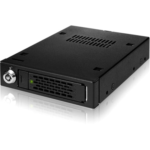 Icy Dock ToughArmor MB991SK-B Drive Enclosure - Serial ATA Host Interface Internal - Matte Black - 1 x Total Bay - 1 x 2.5
