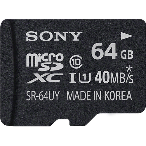 microSDXC Sony SR64UYA - 64 GB - Class 10/UHS-I - 40 MB/s Leer - 5 Año(s) Garantía