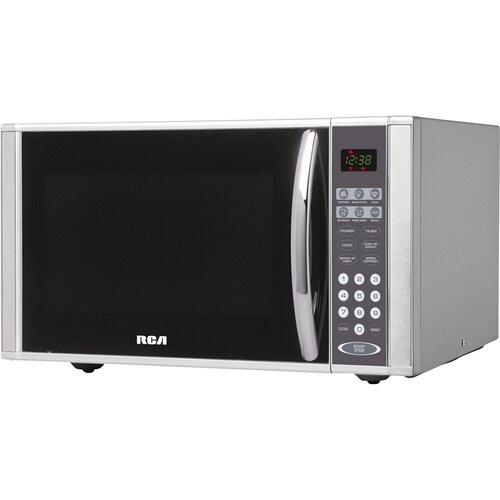RCA 1.1 Cu Ft Stainless Steel Design Microwave - Single - 31.15 L Capacity - Microwave - 10 Power Levels - 1 kW Microwave 