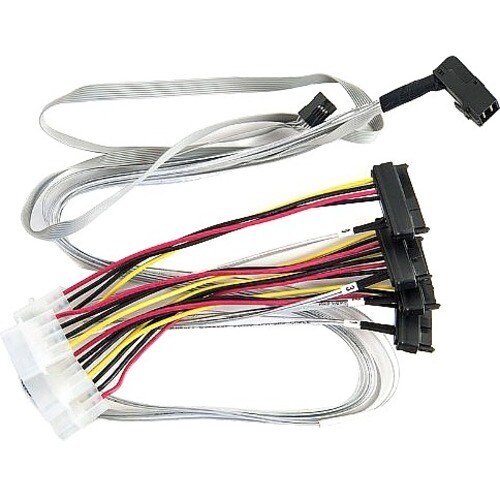 Microchip Adaptec 80 cm Mini-SAS HD/SAS Data Transfer Cable for Hard Drive - First End: 1 x SFF-8643 Mini-SAS HD - Second 