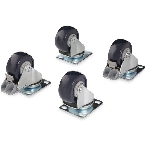 Roulette StarTech.com - Conforme aux normes TAA - 200 kg Capacité de Charge - 4 / Kit