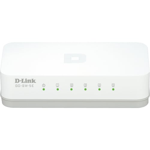Commutateur Ethernet D-Link GO-SW-5E 5 Ports - 10/100Base-TX - 2 Couche supportée - Paire torsadée - Bureau