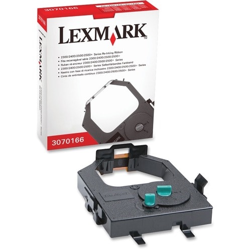 Lexmark Standard Yield Dot Matrix Ribbon - Black - 1 Each - 4 Million Characters