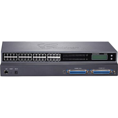 Grandstream High Density FXS Analog VoIP Gateway - 1 x RJ-45 - 32 x FXS - Gigabit Ethernet - 1U High