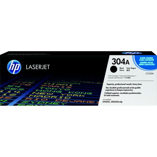 HP 304A Original Laser Cartucho de toner - Preto - 1 Pack - Laser - 1 Pack