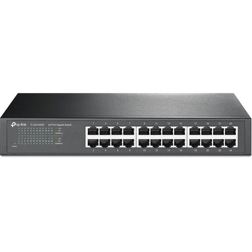 TP-Link TL-SG1024D 24 Anschlüsse Ethernet-Switch - Gigabit-Ethernet, Fast Ethernet - 10/100/1000Base-T - Verdrilltes Doppe