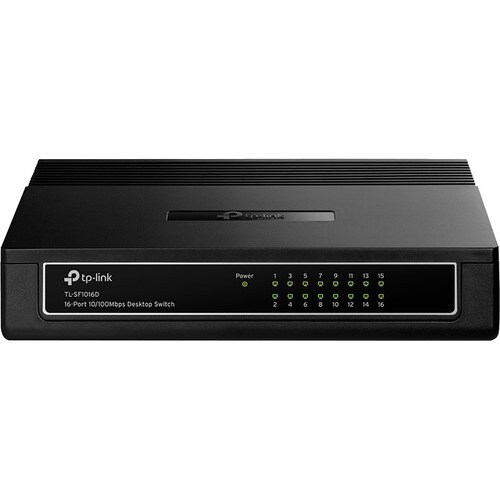 TP-Link TL-SF1016D 16 Anschlüsse Ethernet-Switch - Fast Ethernet - 10/100Base-TX - 2 Unterstützte Netzwerkschicht - Verdri