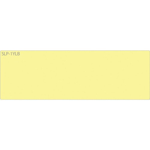 Seiko SLP-1YLB Address Label - 28 mm Width x 89 mm Length - Rectangle - Direct Thermal - Yellow - 130 / Roll - 1 / Box