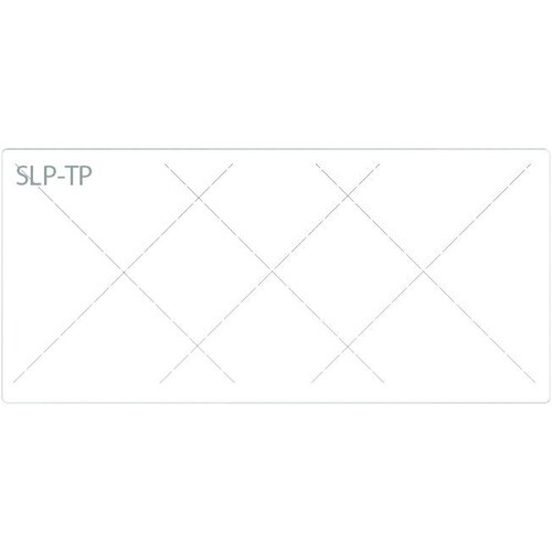 Etichetta di sicurezza Seiko SLP-TP - 54 mm Larghezza x 25 mm Lunghezza - Rettangolo - Termica diretta - Bianco - Antimano