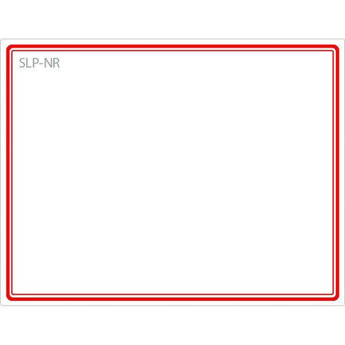 SLP-NR RED FRAME LABEL 54X70MM 161 LAB/ROLL 1 ROLL/BOX