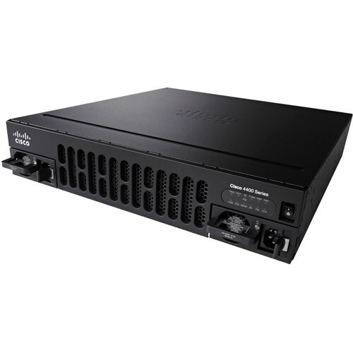 Cisco 4451-X Router - 4 Ports - 4 RJ-45 Port(s) - PoE Ports - Management Port - 10.0 - 4 GB - Gigabit Ethernet - 2U - Wall
