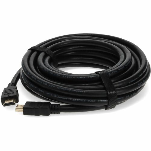 AddOn 5-Pack of 20ft HDMI 1.4 Male to HDMI 1.4 Male Black Cables Which Supports Ethernet Channel For Resolution Up to 4096
