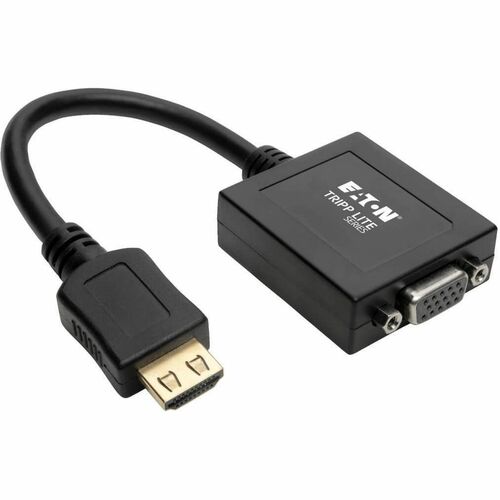 Tripp Lite by Eaton HDMI to VGA with Audio Converter Cable Adapter for Ultrabook/Laptop/Desktop PC (M/F) 6-in. (15.24 cm) 