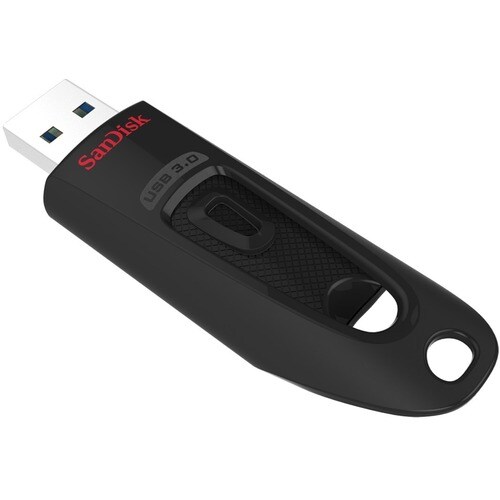 SanDisk Ultra 32 GB USB 3.0 Flash Drive - Black - 80 MB/s Read Speed - 5 Year Warranty
