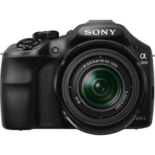 Sony alpha α3000 20.1 Megapixel Mirrorless Camera with Lens - 0.71" - 2.17" - Black - Exmor APS HD CMOS sensor Sensor - 3"