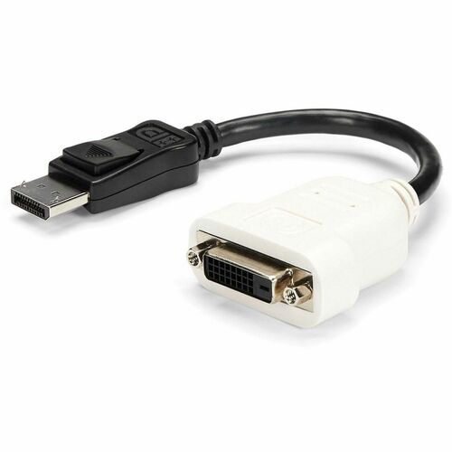 StarTech.com DisplayPort to DVI Adapter, DisplayPort to DVI-D Adapter/Video Converter 1080p, DP 1.2 to DVI Monitor, Latchi