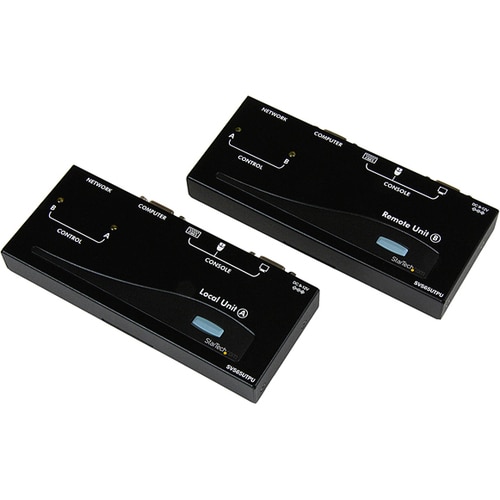 StarTech.com SV565UTPUEU Analog KVM Console/Extender - Wired - 2 Computer(s) - 1 Local User(s) - 1 Remote User(s) - 152.40
