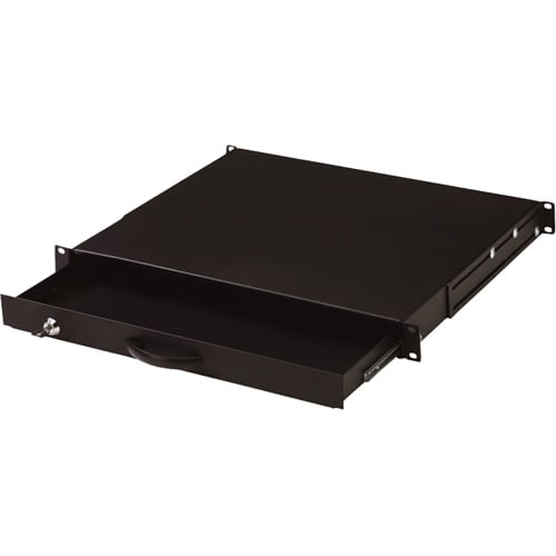 Digitus DN-19 KEY-1U-SW Tastaturschublade - 1U - 44 mm Höhe x 483 mm Breite x 400 mm Tiefe - Schwarz