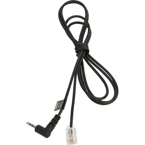 RJ10 auf 2,5mm KLinke, 1,0 Meter; für Panasonic KX-T 7630, 7633, 7635 an z.B. GN9300, GN9120, GN Ellipse, GN8000