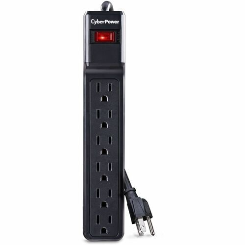 CyberPower CSB604 Essential 6-Outlets Surge Suppressor with 900 Joules and 4FT Cord - Plain Brown Boxes - 6 x NEMA 5-15R -
