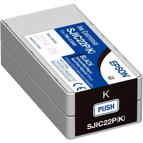 Epson SJIC22P(C) Tintenstrahl Tintenpatrone - Schwarz - Originaler Pack - Tintenstrahl