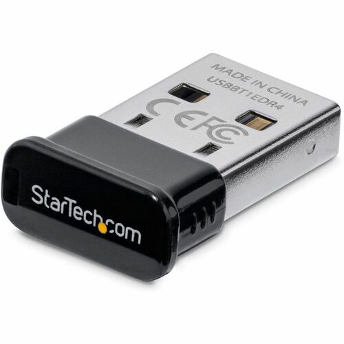 StarTech.com Adattatore Mini USB Bluetooth 4.0 - Dongle wireless EDR classe 1 da 50 m - Esterno - USB - 3 Mbit/s - 2,48 GH