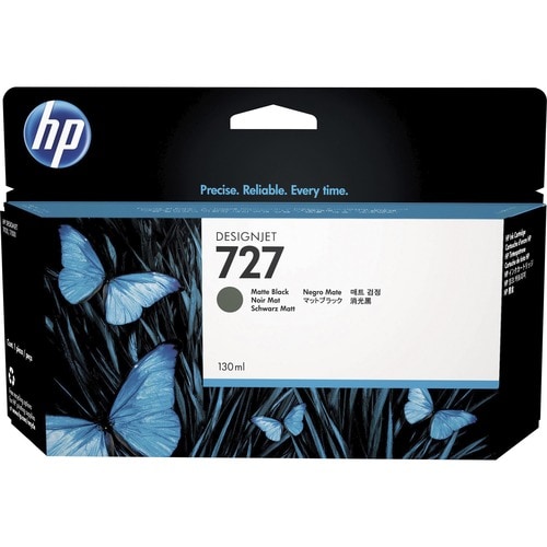 HP 727 (B3P22A) Original Standard Yield Inkjet Ink Cartridge - Matte Black - 1 / Each - 130 mL