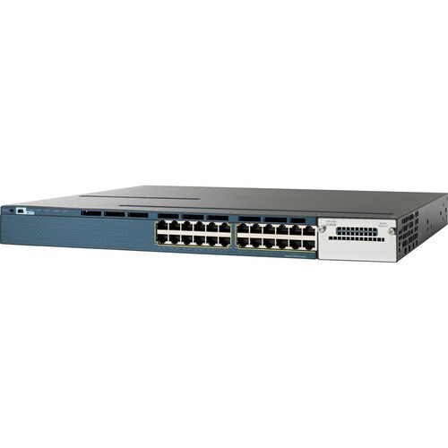 Cisco Catalyst 3560-X WS-C3560X-24T-L-RF 24 Portas Gerenciável Comutador de camada 3 - 10/100/1000Base-T - Recondicionado 