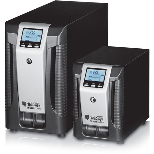 Riello Sentinel PRO SEP 1000 Double Conversion Online UPS - 1 kVA/800 W - Tower - 4 Hour Recharge - 220 V AC Input - 4 x I