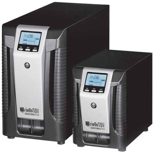 UPS en línea de doble conversión Riello Sentinel PRO SEP 1500 - 1,50 kVA/1,20 kW - Torre - 4 Hora(s) Tiempo de Recarga de 