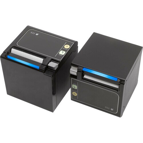 Seiko Qaliber RP-E10 Desktop Direct Thermal Printer - Monochrome - Receipt Print - Fast Ethernet - Ice White - 72 mm (2.83