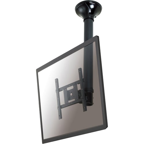 Neomounts Neomounts Pro FPMA-C200BLACK Ceiling Mount for Flat Panel Display - Black - Height Adjustable - 25.4 cm to 101.6