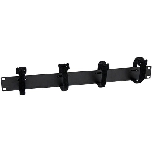 StarTech.com Cable Management Panel with Hook and Loop Strips for Server Racks - 1U - Cable Management Panel - 1U Height -
