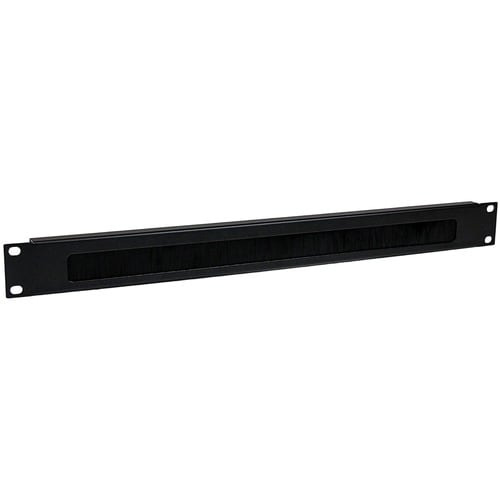 StarTech.com 1 HE Rackblende mit Bürste zur Kabeldurchführung - Kabelmanagement-Panel - 1U Rack Height x 19" Panel Width x