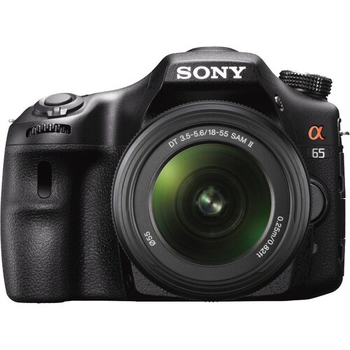 Sony alpha SLT-A65 24.3 Megapixel Digital SLT Camera with Lens - 0.71" - 2.17" - CMOS Sensor - 3"LCD - 3.1x Optical Zoom -